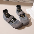Damen Hausschuhe mit verstellbarem Riemen und weichem Innenfutter R&B