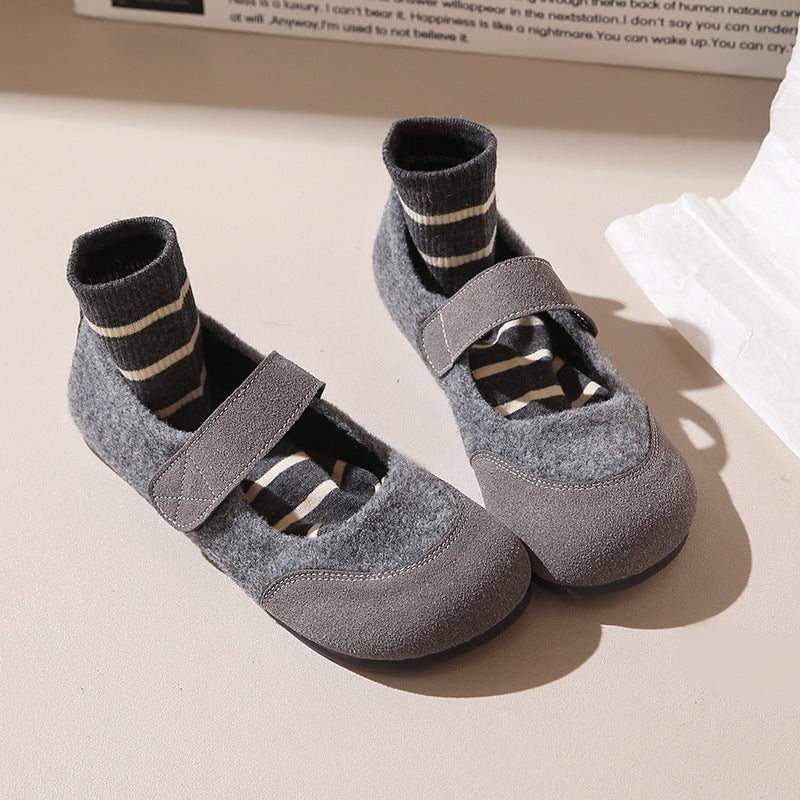 Damen Hausschuhe mit verstellbarem Riemen und weichem Innenfutter R&B