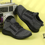Damen Sportliche High-Top Sneaker mit elastischem Schaft
