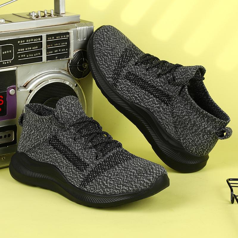 Damen Sportliche High-Top Sneaker mit elastischem Schaft