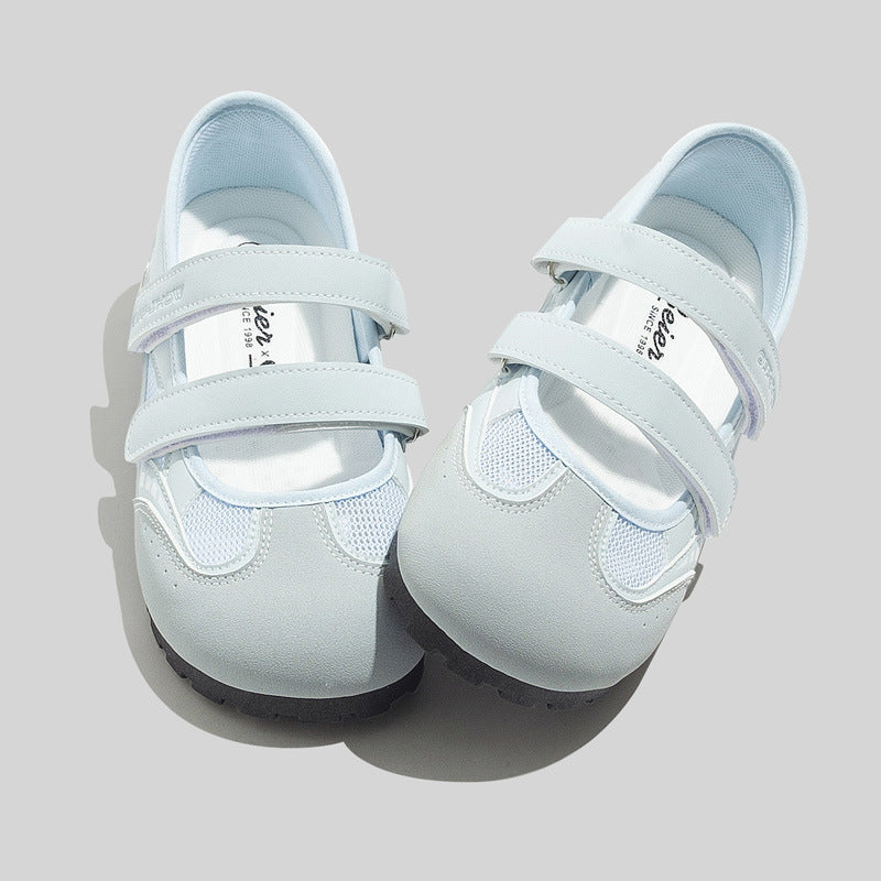 Damen Sportliche Freizeitschuhe mit verstellbarem Klettverschluss und atmungsaktiver Oberseite