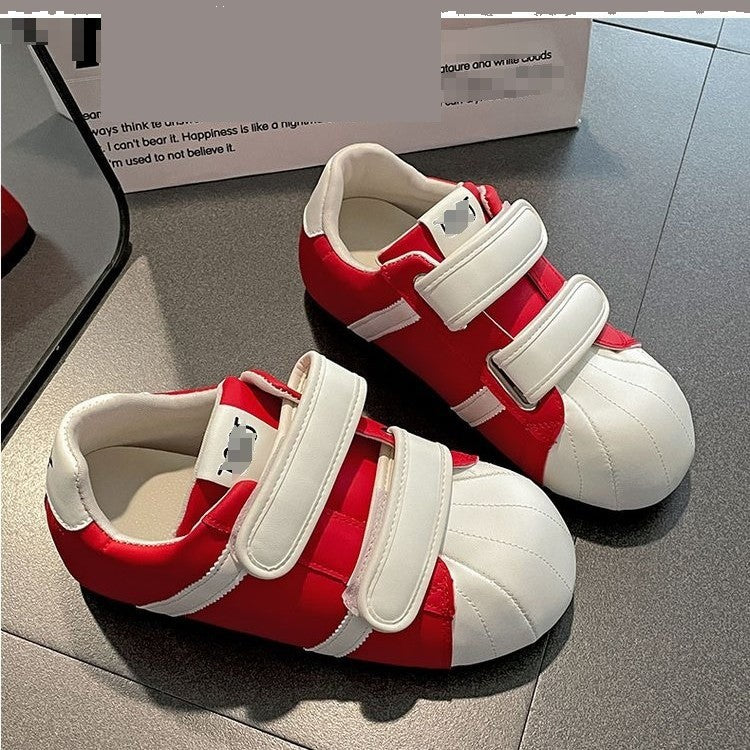 Damen Sneaker mit praktischem Klettverschluss und sportivem Design R&B