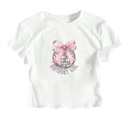 Damen Crop-T-Shirt mit festlichem GR&Burtstagsthema R&B
