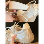 Damen sportliche Sneakers mit atmungsaktivem Obermaterial und rutschfester Sohle R&B
