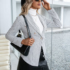 Damen schicke Tweed-Blazer R&B