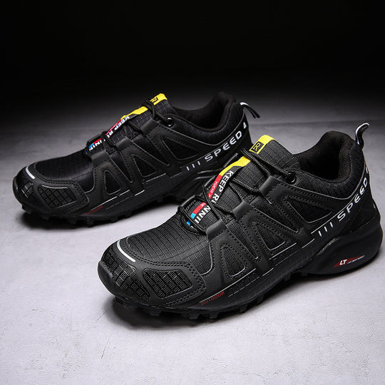Damen Sportliche Trailrunning-Schuhe mit rutschfester Profilsohle und atmungsaktivem Obermaterial R&B