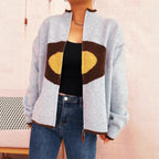 Damen kuscheliger Pullover mit auffälligem Design R&B