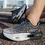 Damen Leuchtende Lauf-Sneaker mit atmungsaktivem Obermaterial und stoßdämpfender Sohle R&B