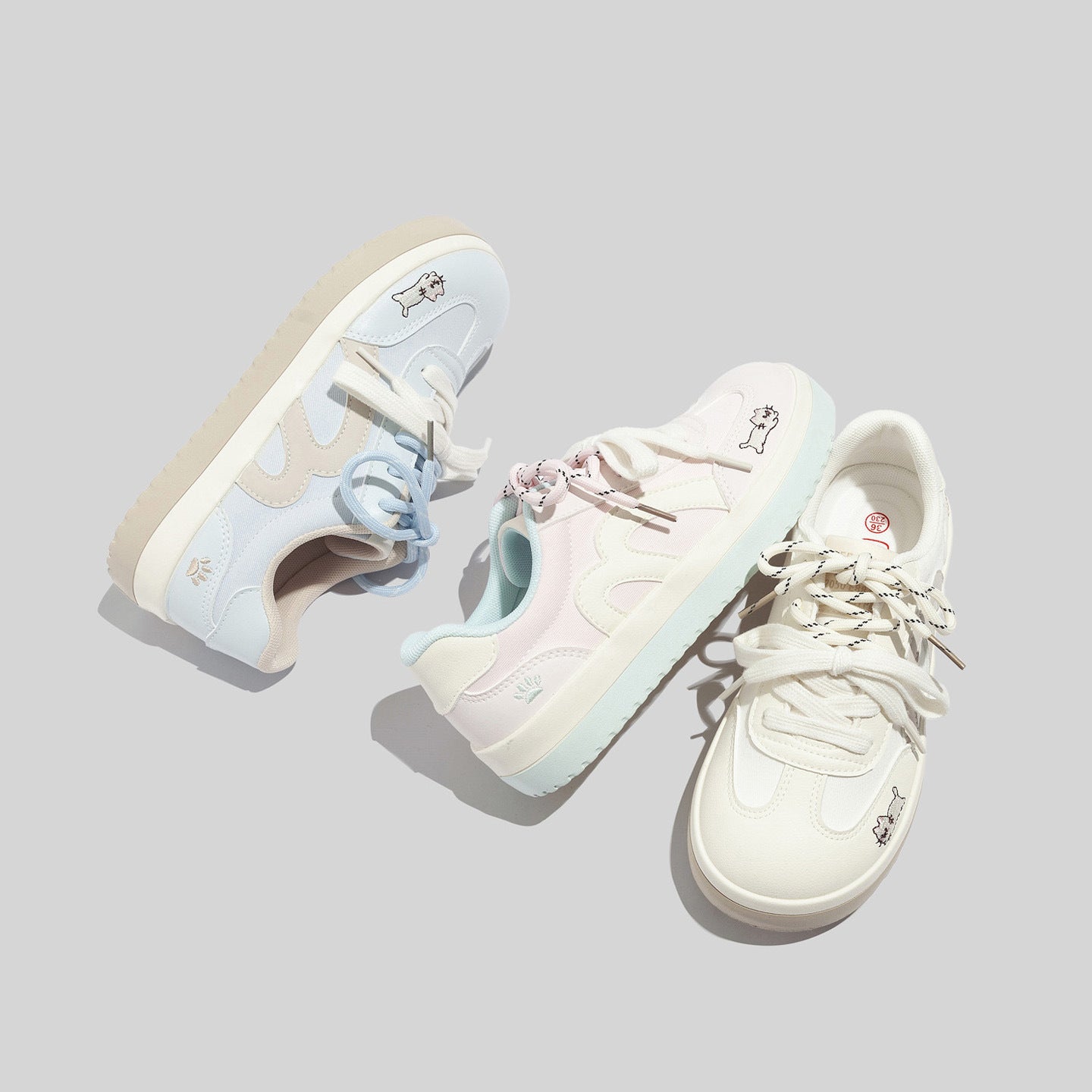 Damen Sneaker mit verspieltem Tiermotiv von