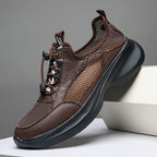 Herren Atmungsaktive Freizeitsneaker mit elastischem Schnellverschluss R&B