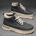Damen modische High-Top Stiefel mit gepolstertem Innenfutter und rutschfester Sohle