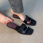 Damen elegante Sling-Sandalen mit modischem Riemen und komfortablem Fußbett R&B