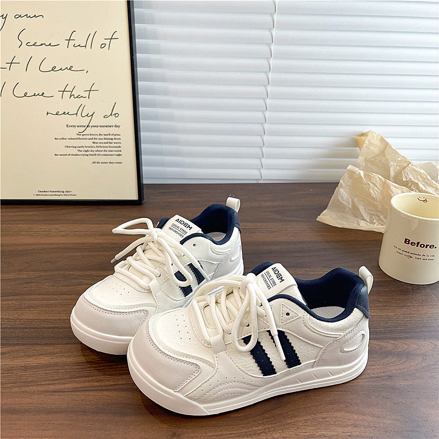 Damen Sportliche Sneaker mit atmungsaktiver Oberflächenstruktur und rutschfester Sohle R&B