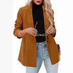 Damen Modischer Blazer mit lässigem Schnitt R&B
