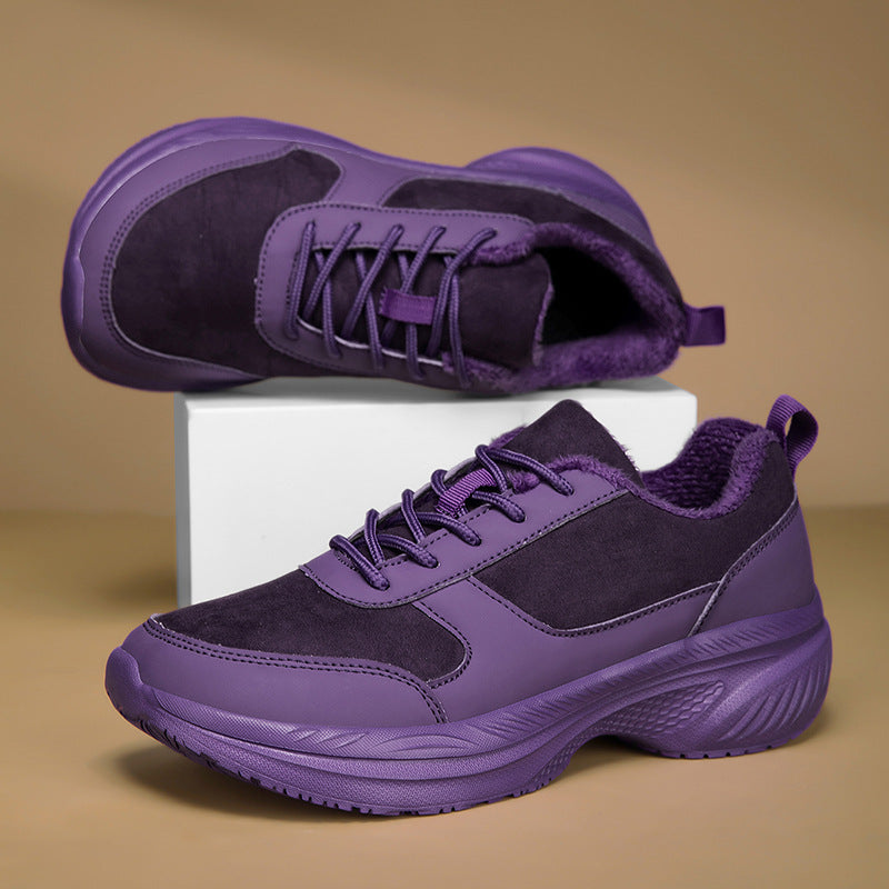 Damen Komfortable Sneaker mit warmem Innenfutter und rutschfester Sohle
