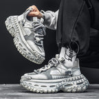 Damen Sportliche High-Top Sneakers mit einzigartigem Design und dämpfender Sohle R&B