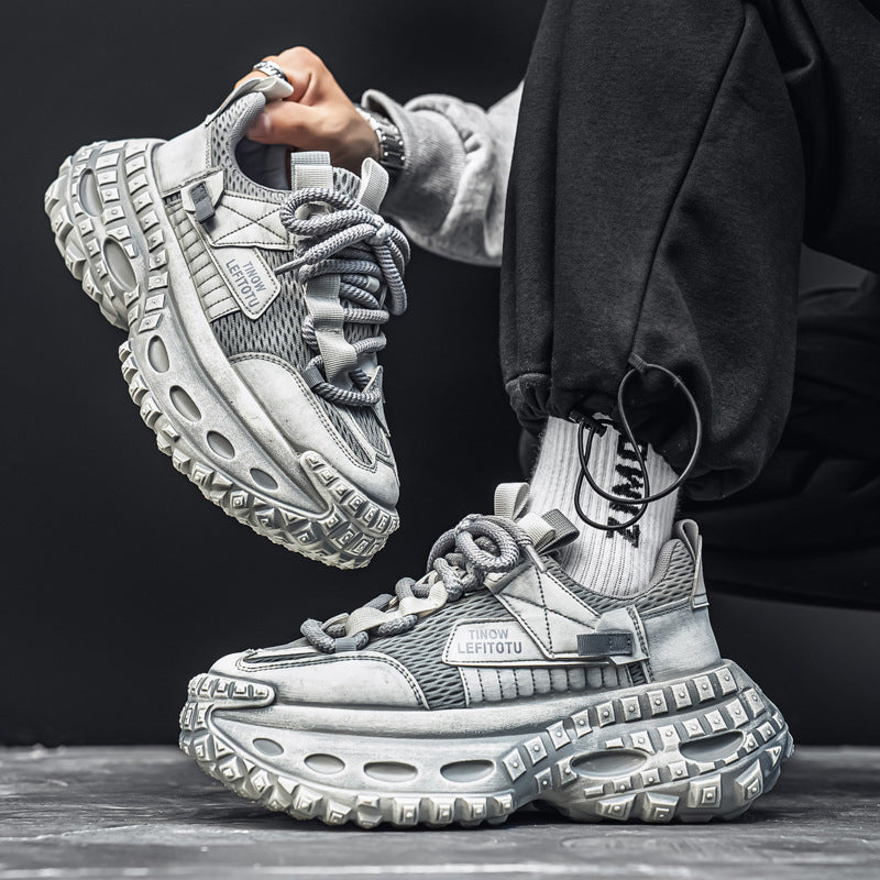 Damen Sportliche High-Top Sneakers mit einzigartigem Design und dämpfender Sohle R&B