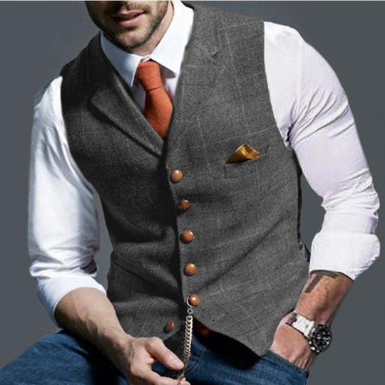 Herren elegante Weste R&B