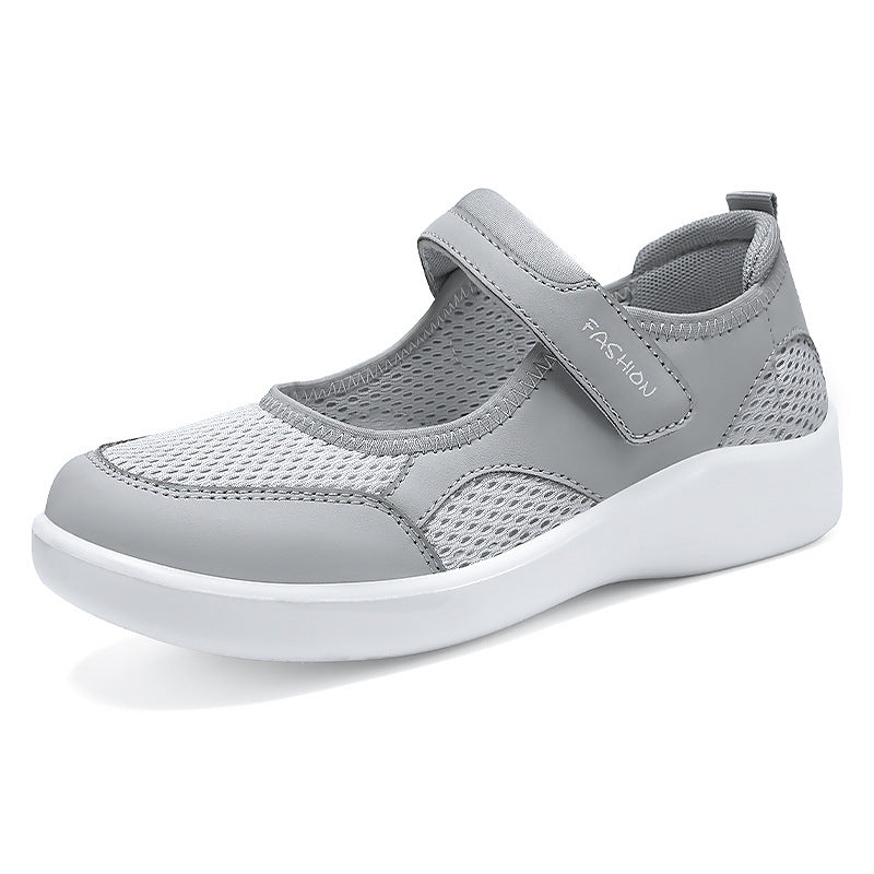 Damen Modische Sneaker mit Klettverschluss R&B