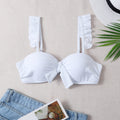 Damen Push-Up Bikinioberteil mit stilvollen Rüschendetails R&B