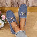 Damen Slip-Ons mit elegantem Dekor R&B
