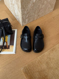 Damen Mokassins mit elegantem Riemendesign aus hochwertigem Leder