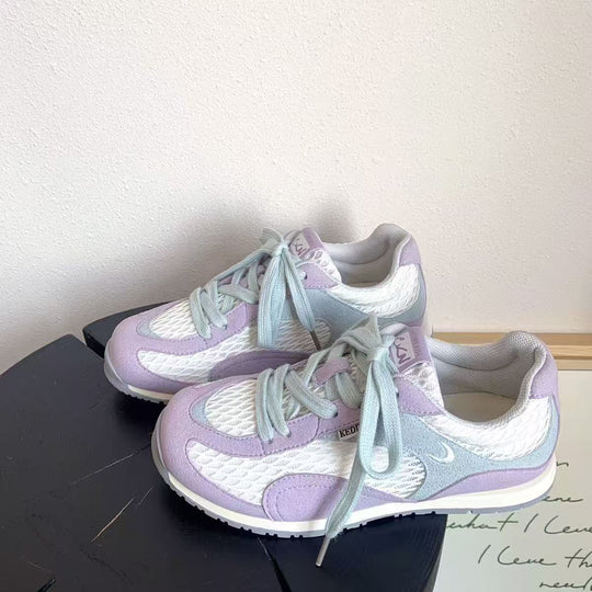 Damen Sportliche Sneakers mit atmungsaktiver Mesh-Oberfläche und dämpfendem Sohlenprofil R&B