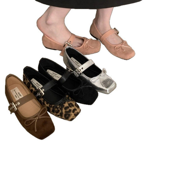 Damen Ballerinas mit modischem Schnallen-Detail und bequemem Fußbett R&B