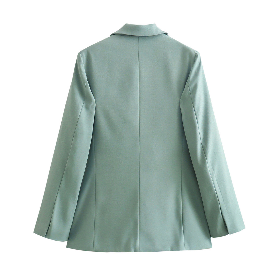 Damen elegante Blazerjacke mit modernem Schnitt und praktischen Taschen R&B