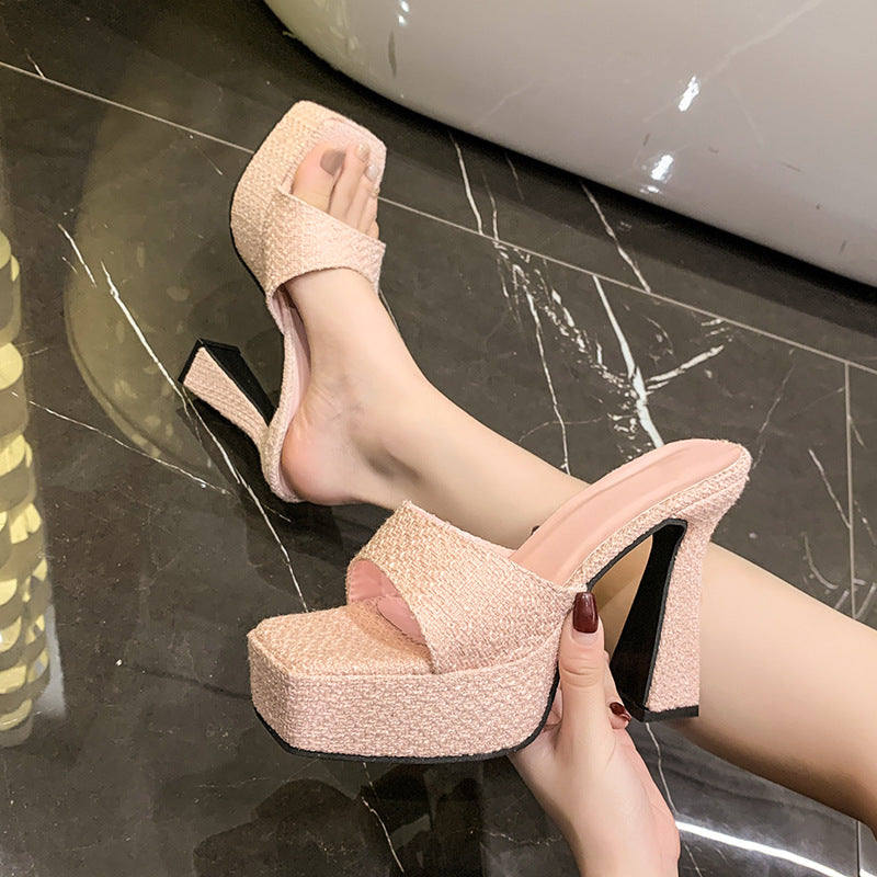 Damen Plateau Sandalen R&B