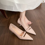 Damen elegante High Heels mit modischem Schleifenakzent
