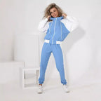 Damen Sportlicher Hoodie-Trainingsanzug mit eleganten Details und hochwertigem Material