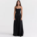 Damen Elegantes Abendkleid mit tailliertem Schnitt und schwingendem Rock R&B