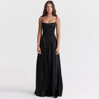 Damen Elegantes Abendkleid mit tailliertem Schnitt und schwingendem Rock R&B