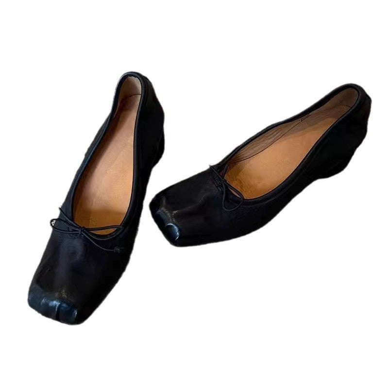 Damen Bequeme Ballerinas mit besonderem Zehendesign