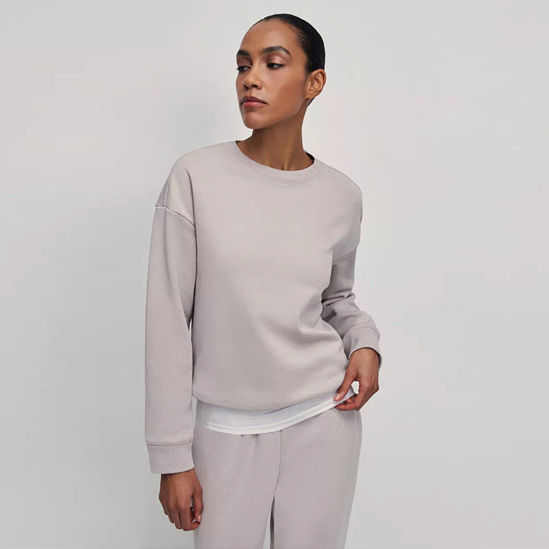 Damen Bequemer Oversized Sweatpullover mit lässigem Schnitt R&B