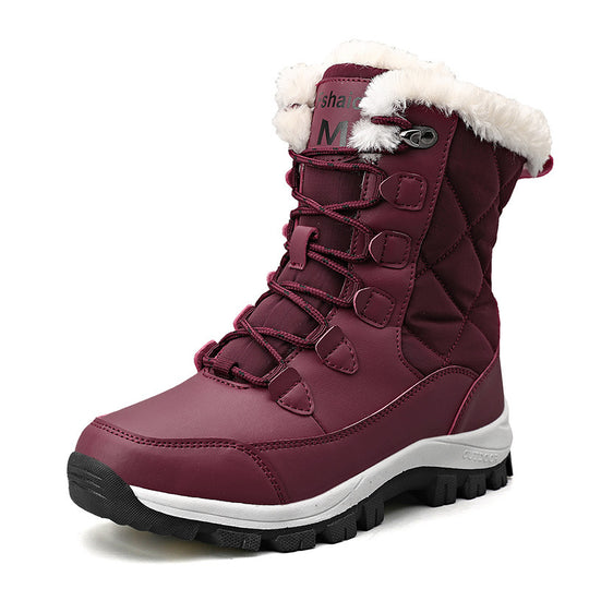 Damen Winterstiefel mit isolierendem Innenfutter und rutschfester Sohle R&B