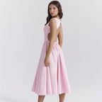 Damen A-Linie Cocktailkleid mit elegantem Taillenkürzel und femininem Schnitt R&B