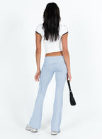 Damen Bootcut-Leggings mit hoher Taille und elastischem Bund R&B