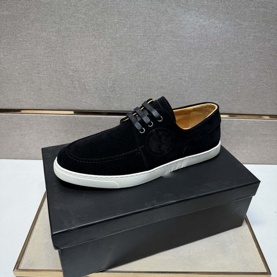 Damen Mokassin Sneakers aus weichem Wildleder mit rutschfester Sohle R&B