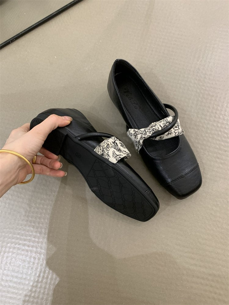 Damen elegante Slipper mit modischer Schnalle und komfortabler Sohle R&B