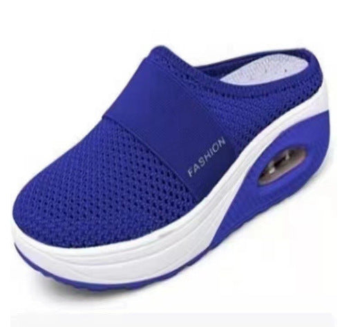 Damen atmungsaktive Slip-On Clogs mit elastischem Riemendesign R&B