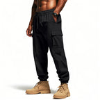 Herren Cargo-Hose mit elastischem Bund und praktischen Taschen R&B