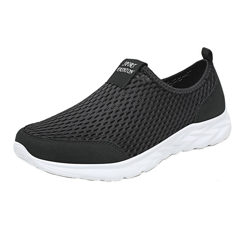 Damen Atmungsaktive Slip-On Sneakers mit innovativer Oberflächenstruktur R&B