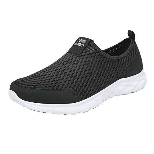 Damen Atmungsaktive Slip-On Sneakers mit innovativer Oberflächenstruktur R&B