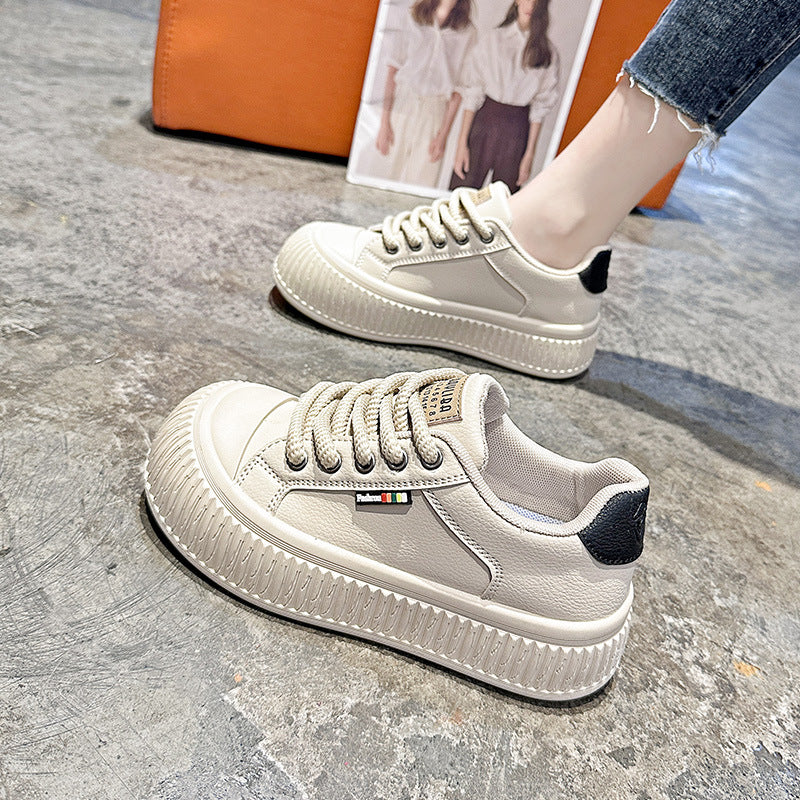 Damen Sneakers mit rutschfester Sohle und extra dicker Profilsohle R&B