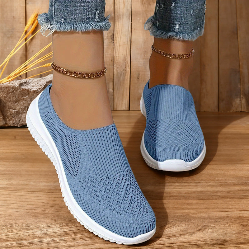 Damen sportliche Slip-On Sneakers R&B