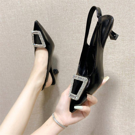 Damen elegante Slingback-Pumps mit modischem Absatz R&B