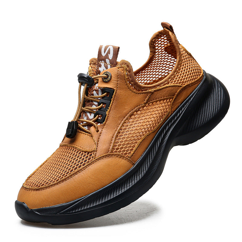 Herren Atmungsaktive Freizeitsneaker mit elastischem Schnellverschluss R&B