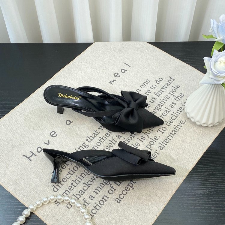 Damen Slingback-Ballerinas mit dekorativem Schleifenakzent R&B
